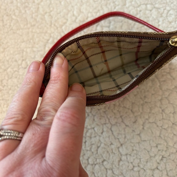 Coach Red and Brown Wristlet - Picture 7 of 7